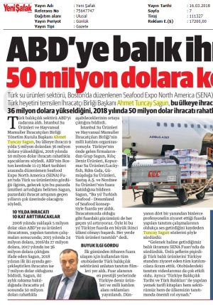 ABD'ye balık ihracatı 50 milyon dolara koşuyor