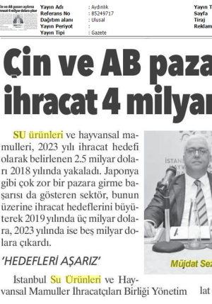 Çin ve AB Pazarının Açılması