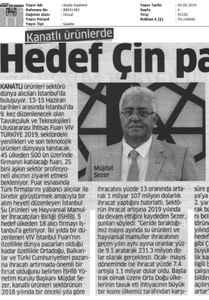 Hedef Çin Pazarı