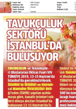 Tavukçuluk sektörü İstanbul'da